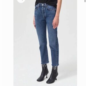 AGOLDE Riley Crop Jeans in Sphere